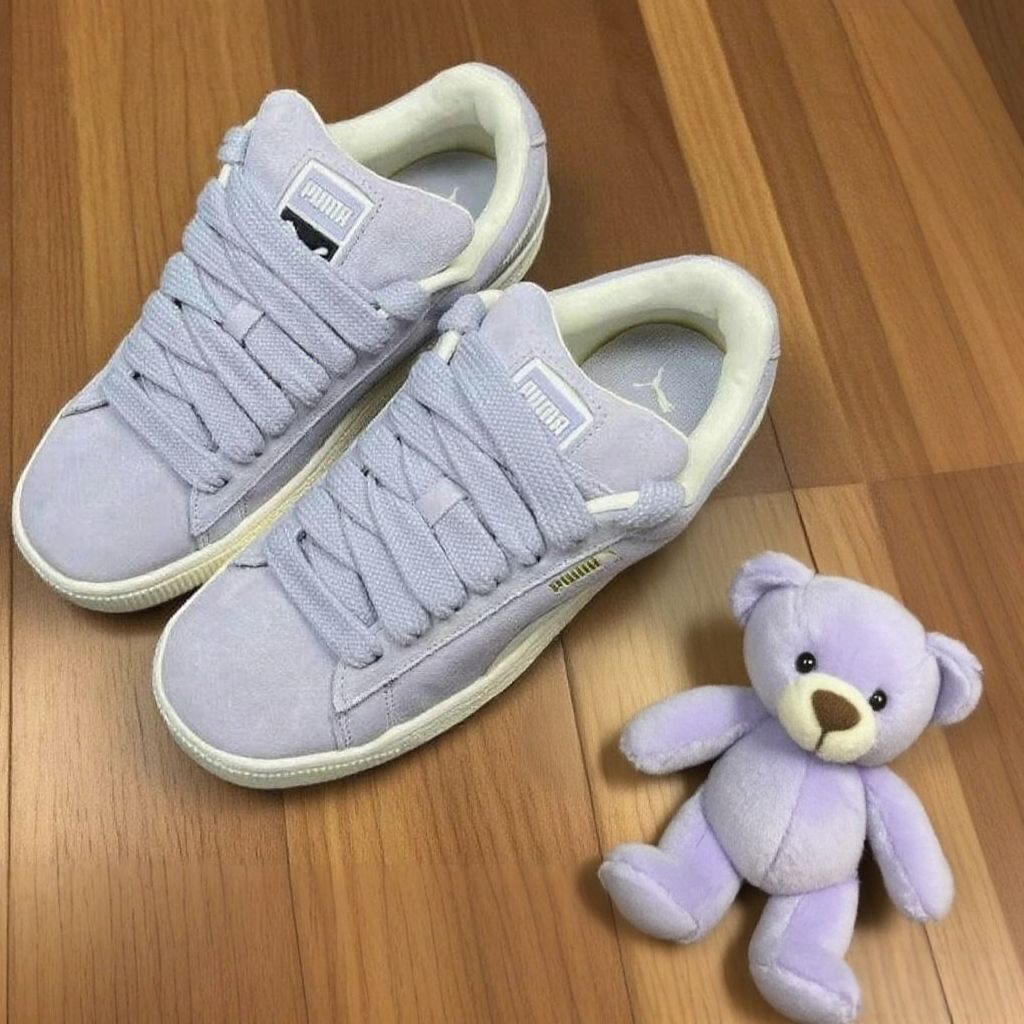谁懂这双浅紫色的PUMA！太好看了！