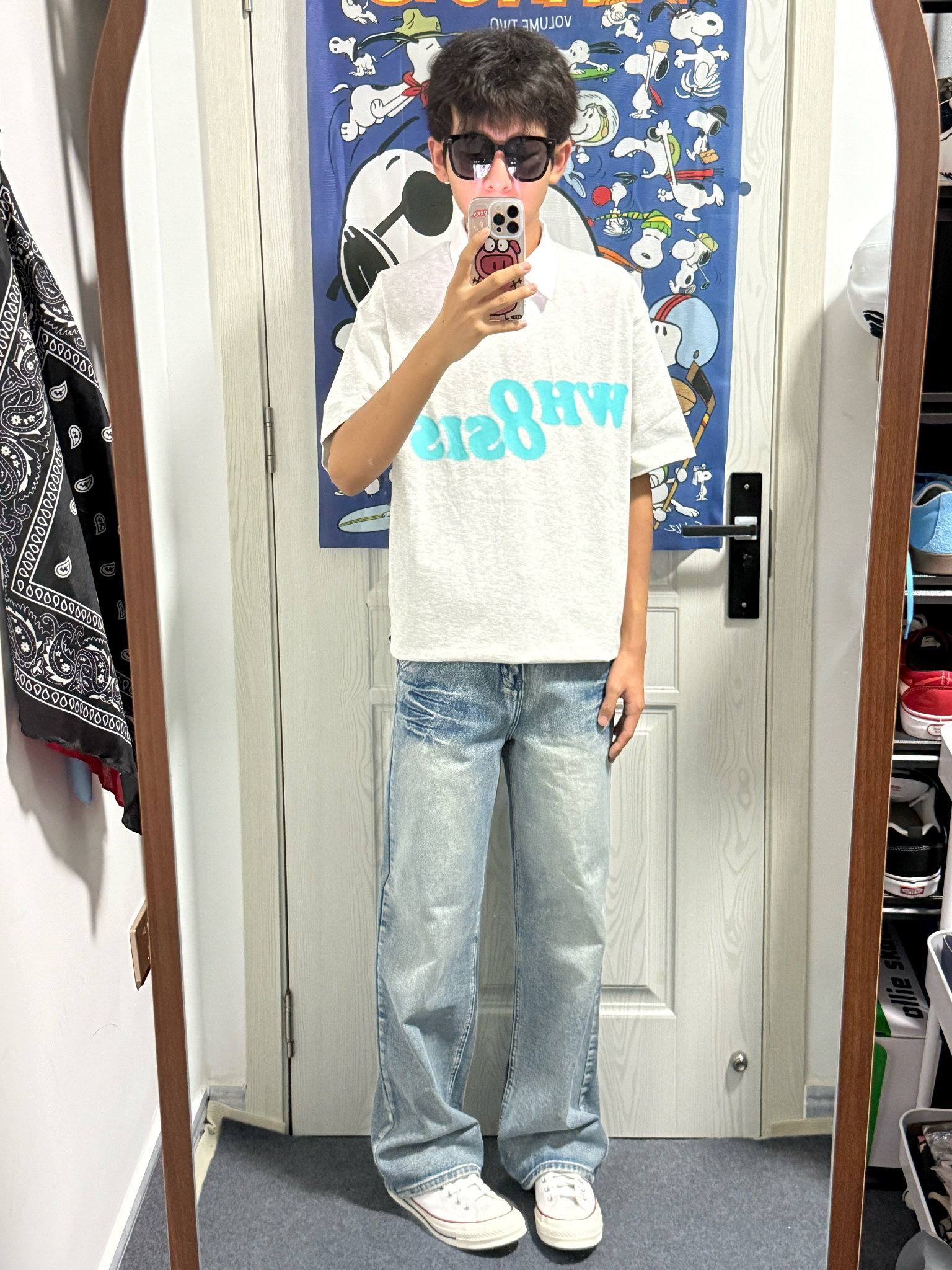 170卷毛弟弟夏季对镜ootd👶🏻