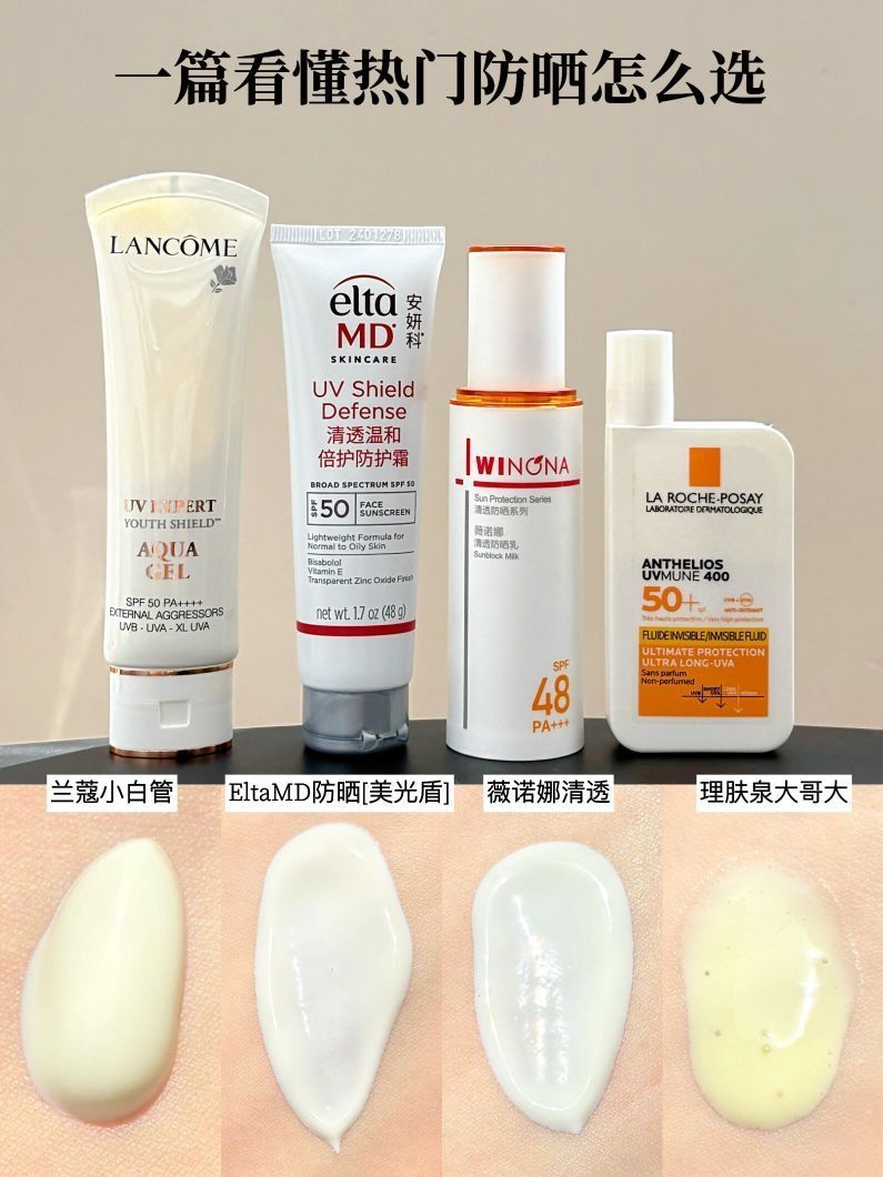 夏日防晒渡劫指南！4支热门防晒按需选不踩雷