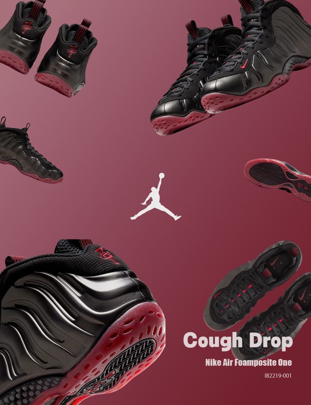 NIKE 黑红喷泡 搭配机能裤别提有多帅呢！