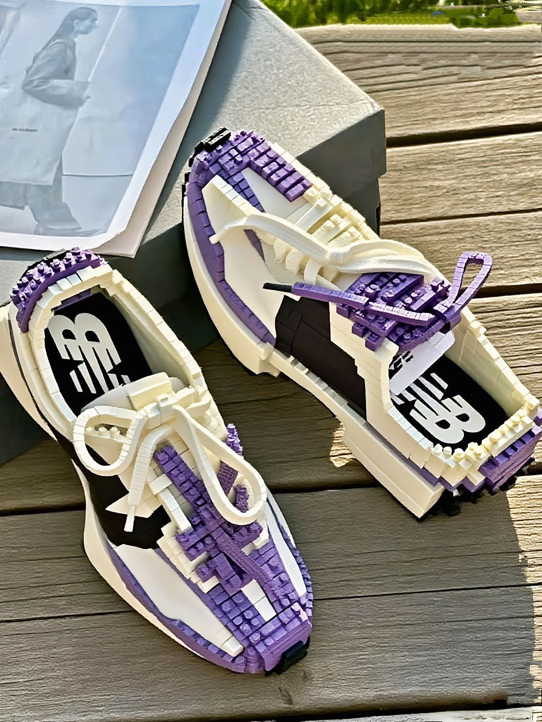 紫白New Balance🍇 我的复古风慢跑鞋✨