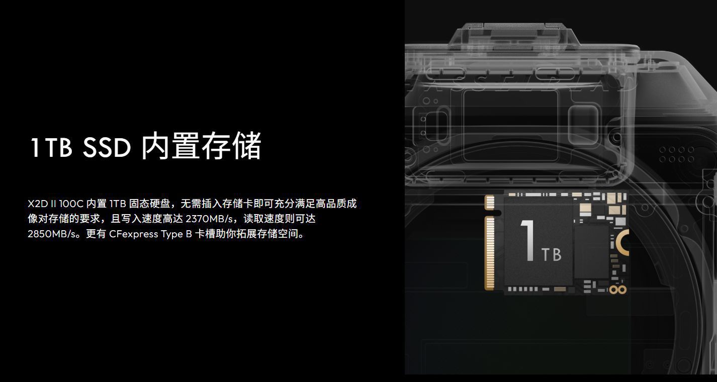 哈苏X2D II 100C 正式发布 搭载一亿像素!