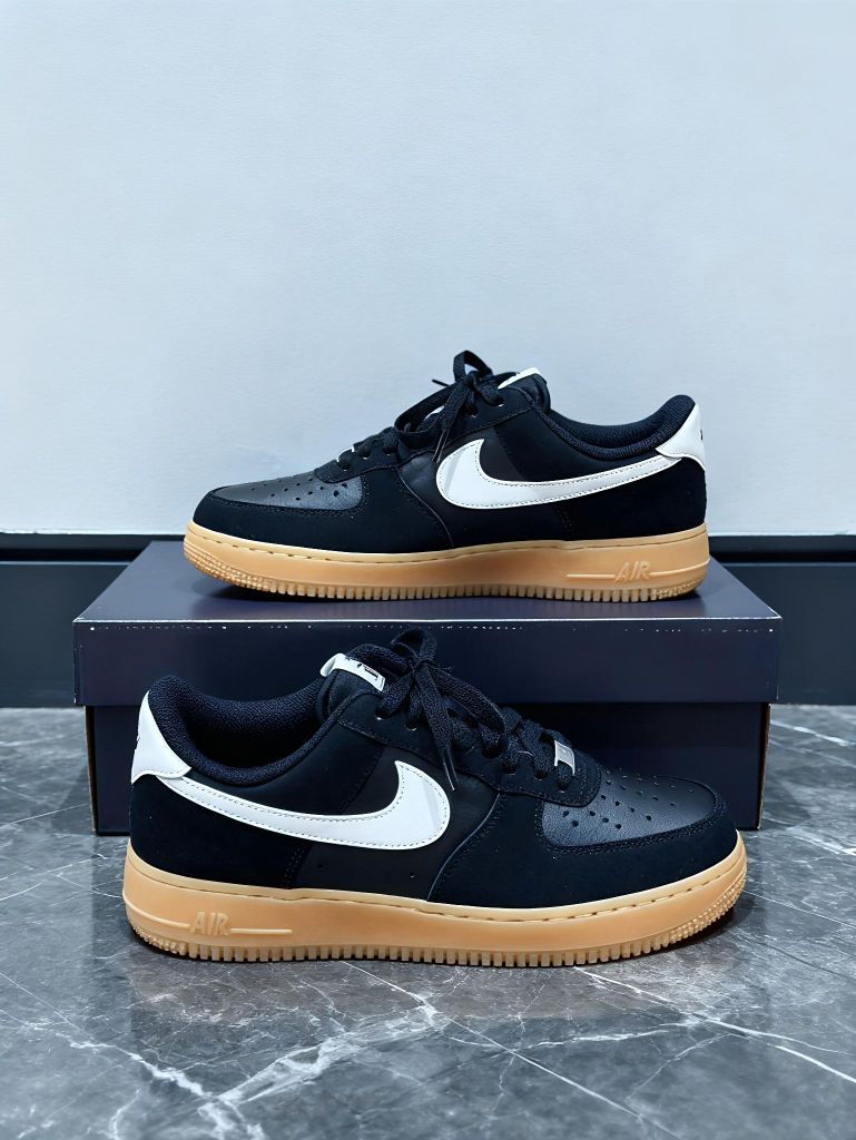 Nike Air Force 1黑棕款，经典百搭，潮人必备🤩🤩🤩