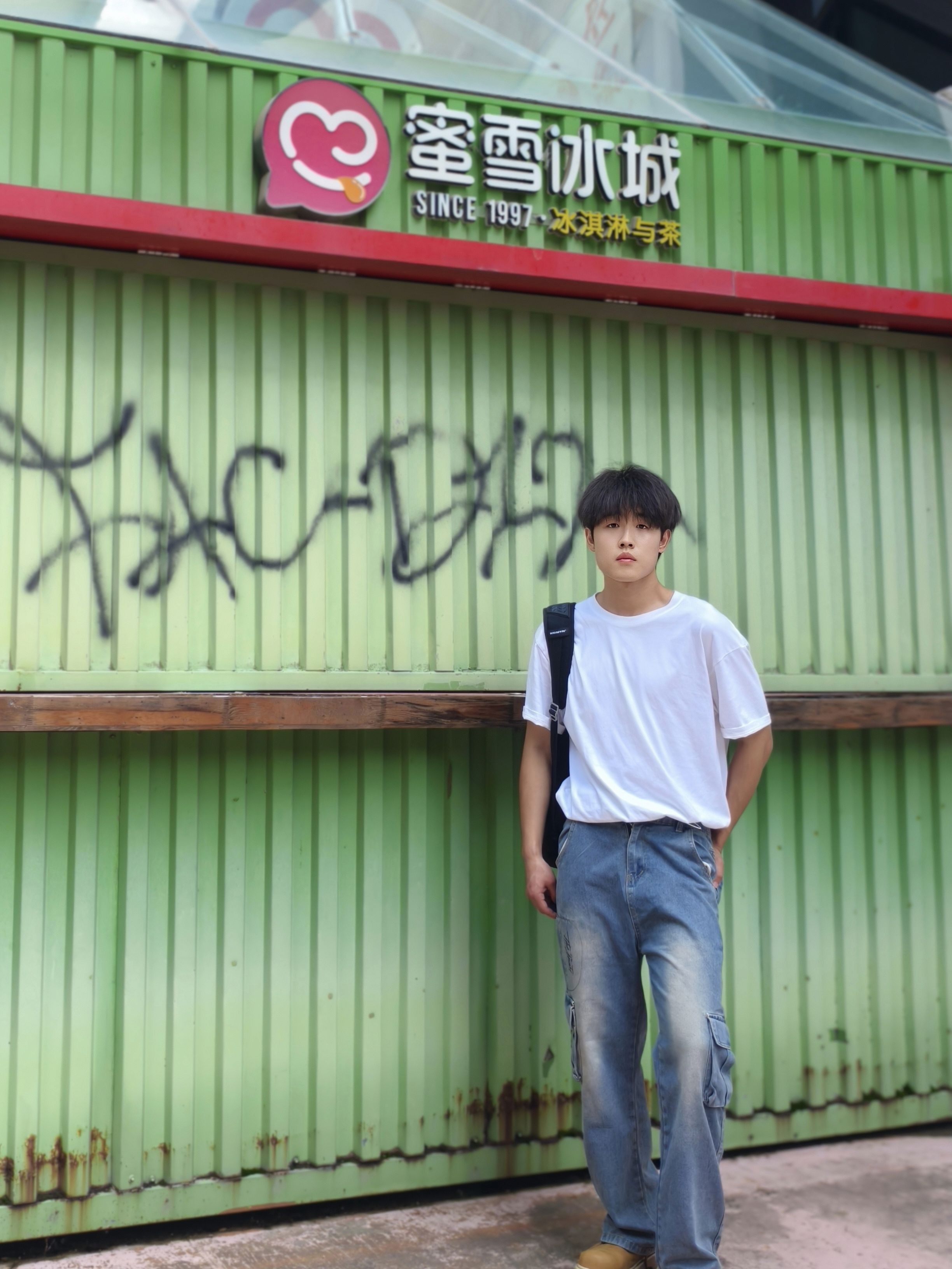 男生秋季穿搭｜工装牛仔裤ootd
