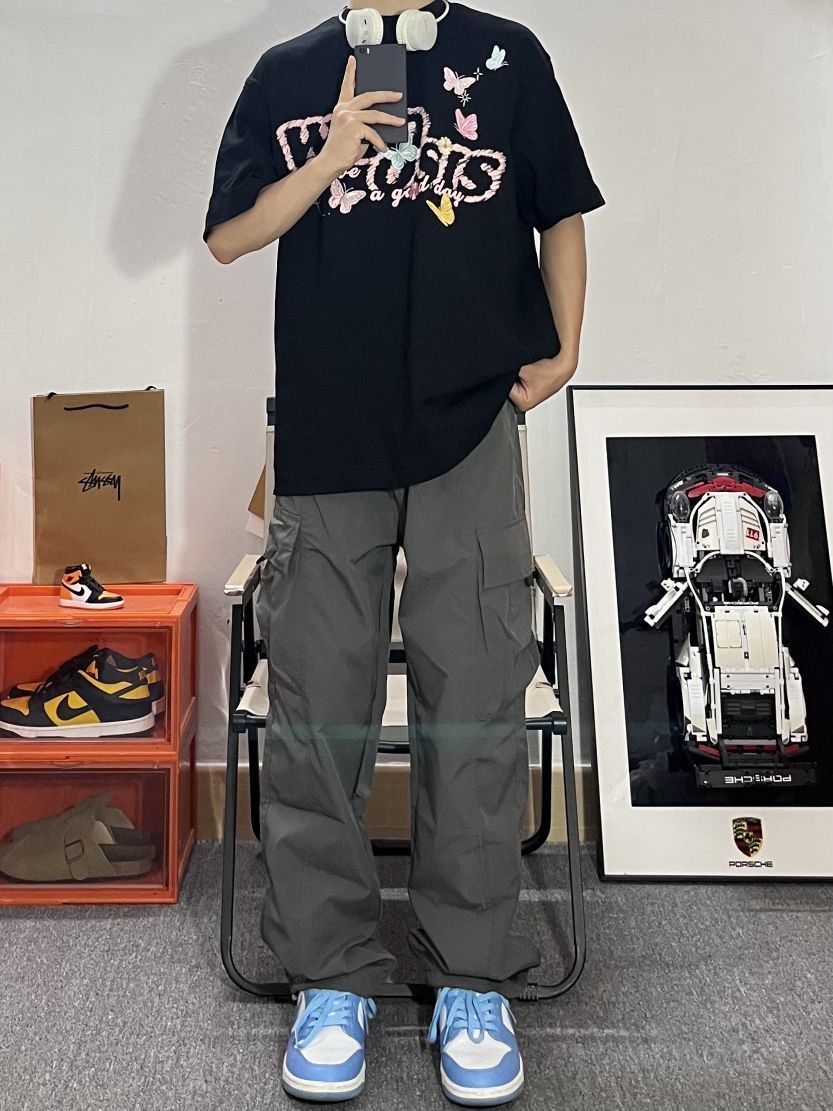 美式工装风｜夏日酷帅穿搭