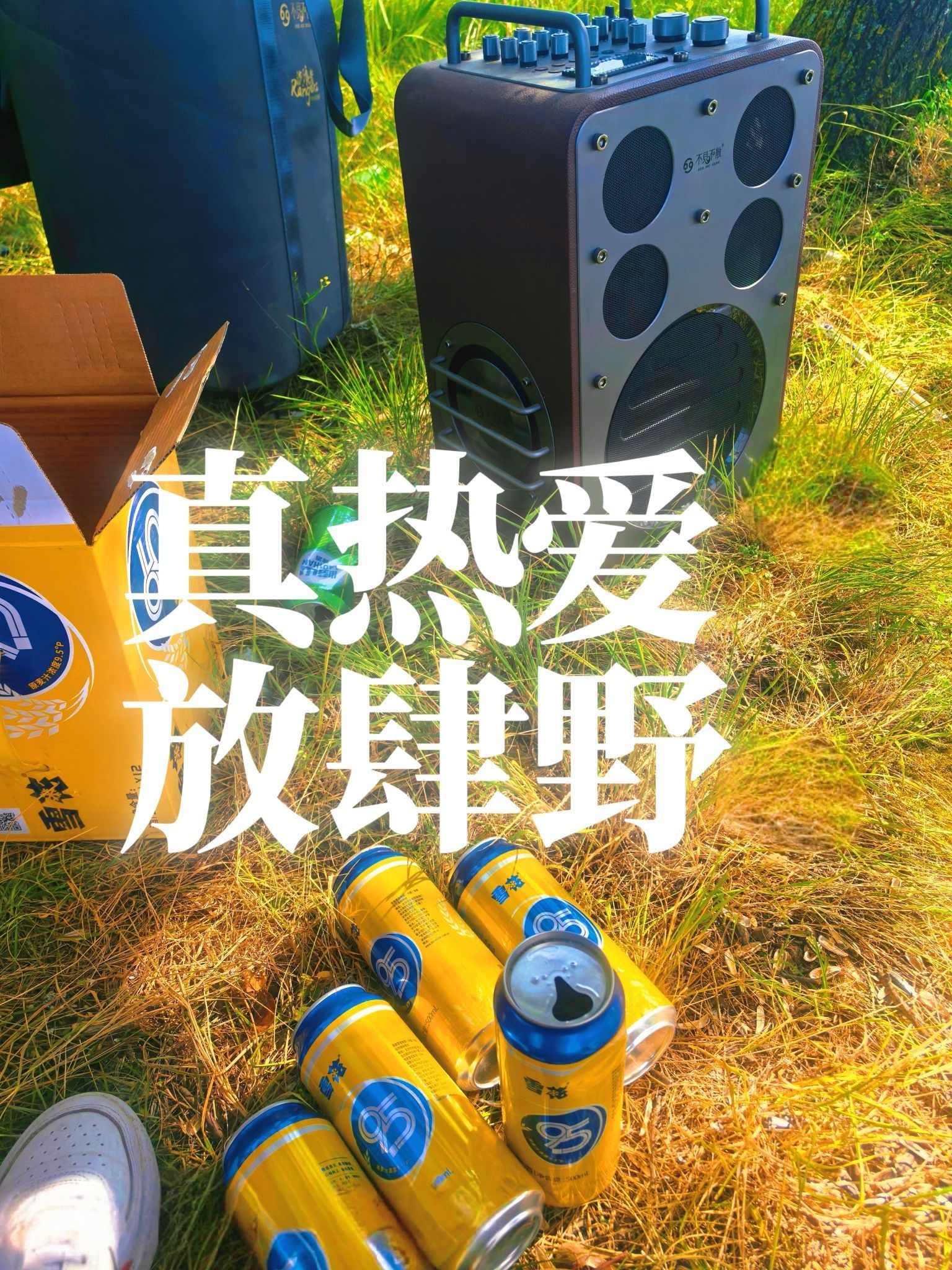 户外放松的氛围搭子，音乐🎵与穿搭共鸣