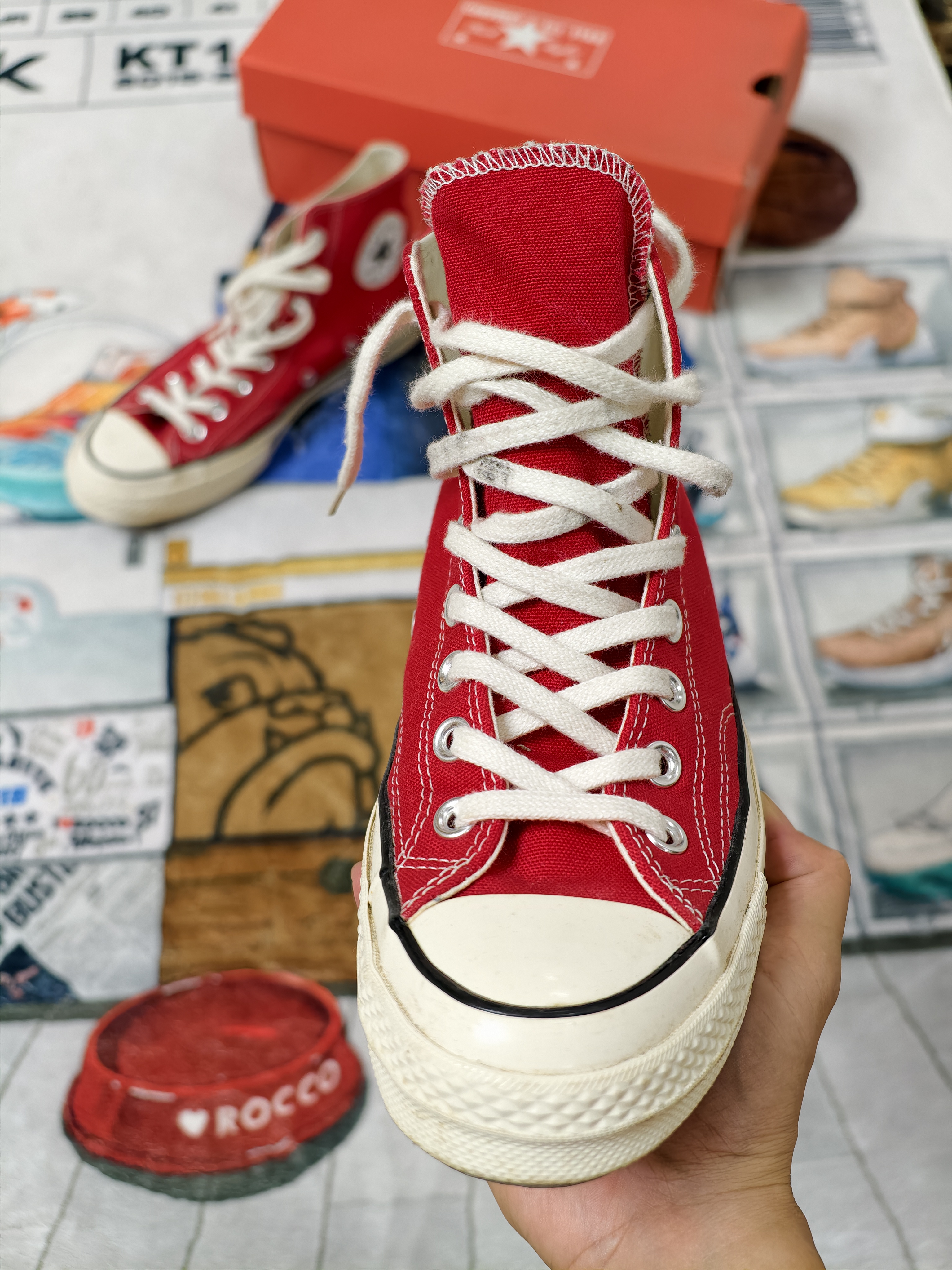 高兴的日子穿红鞋 
Converse/匡威 1970s 帆布鞋