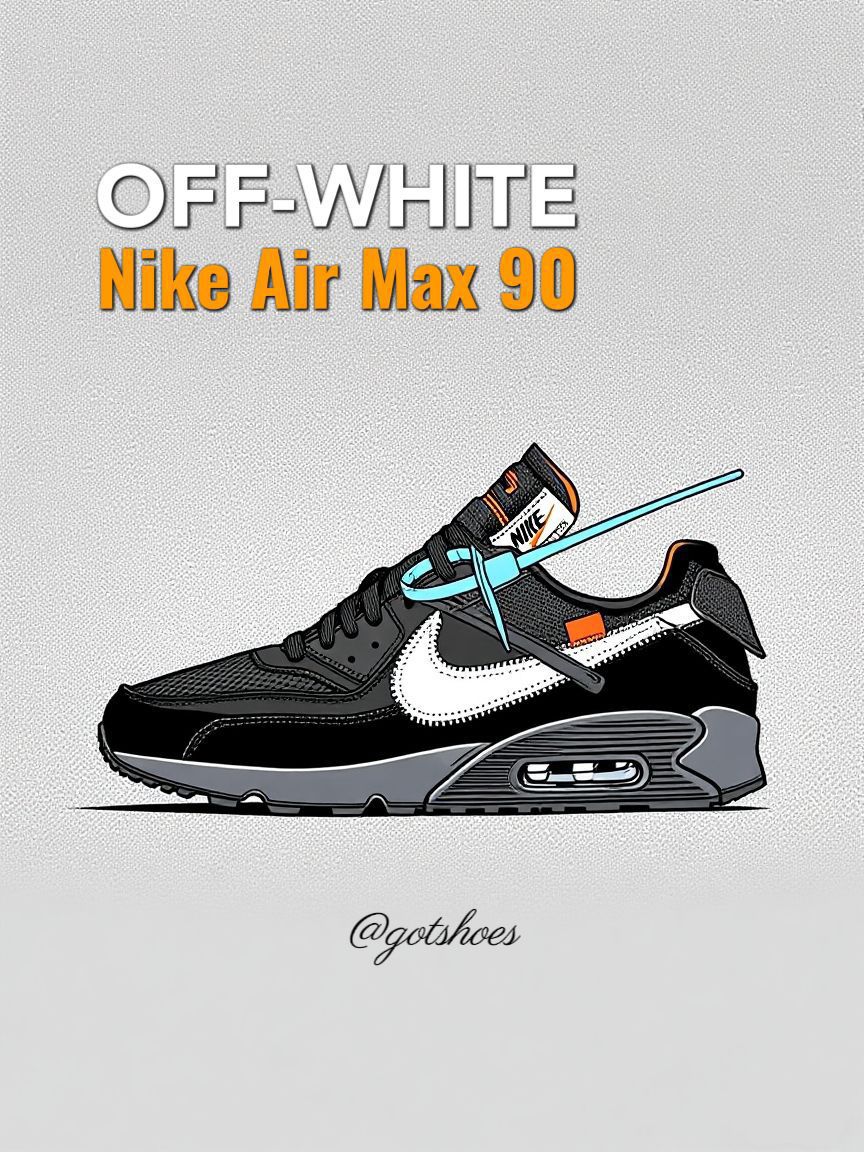 球鞋漫画｜offwhite联名Nike airmax90