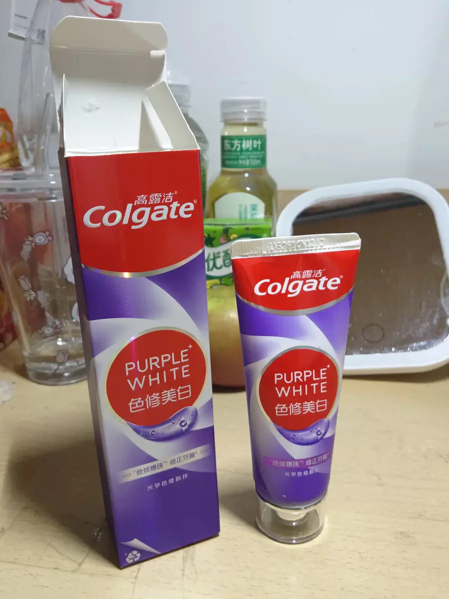 自用牙膏,用一次就有改善