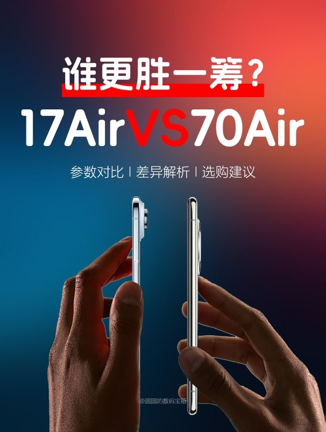 只讲真话🗣选17Air还是70Air?