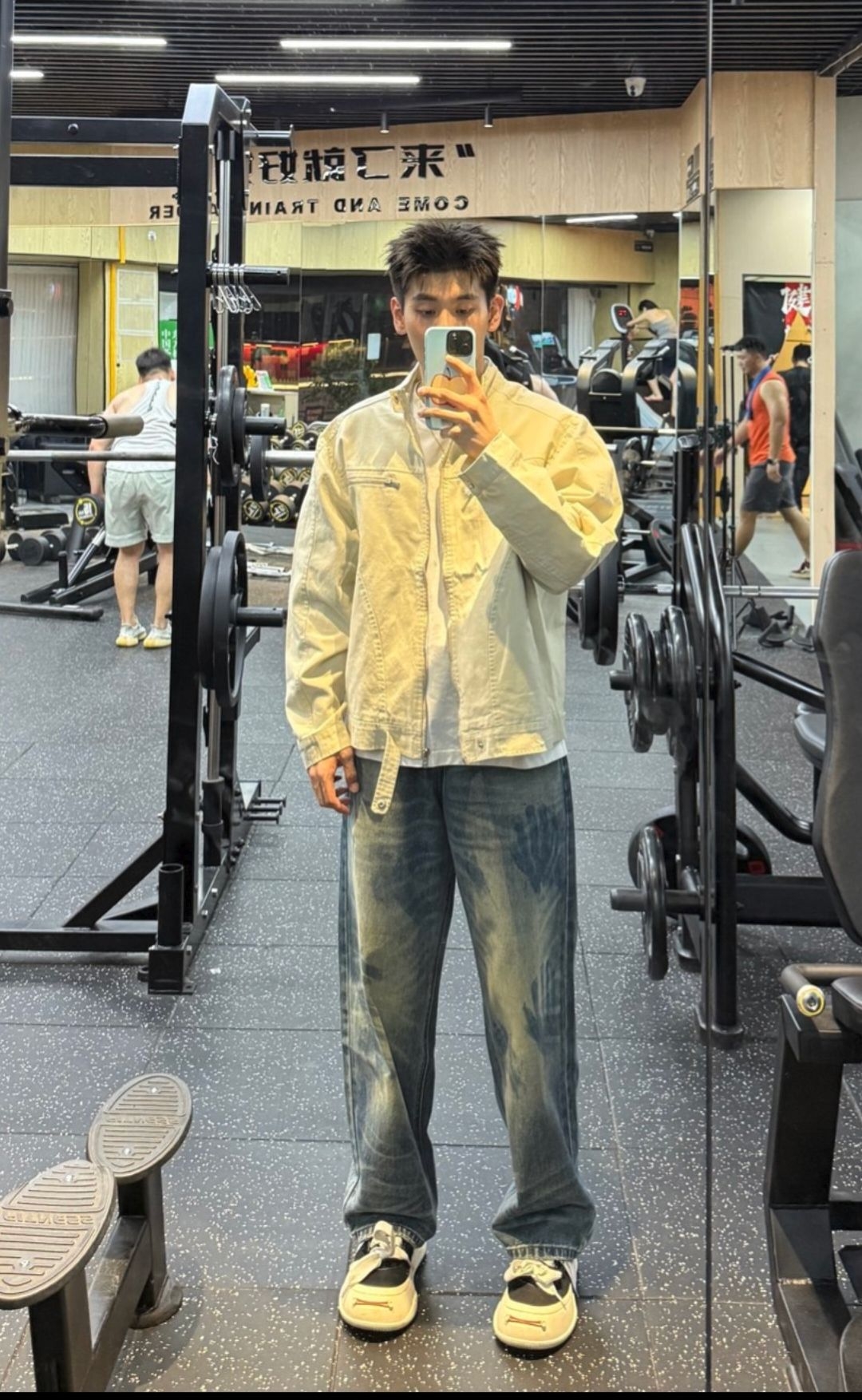 今日健身穿搭|水洗帆布夹克外套好帅!