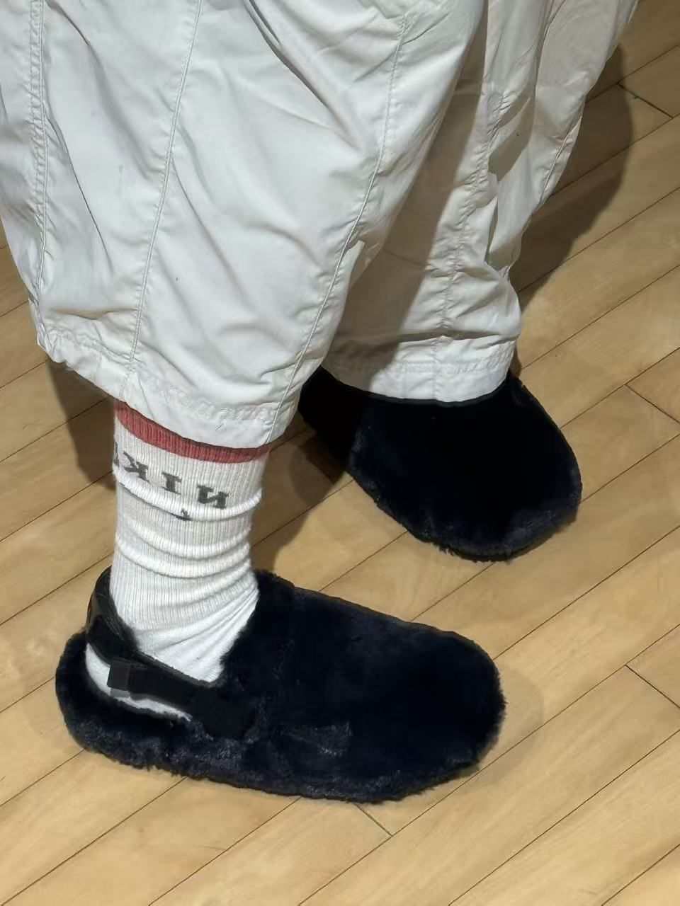 冬日本命❗Nike毛绒拖鞋太暖了❗