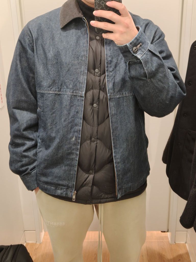 深蓝夹克春日通勤绝绝子😎