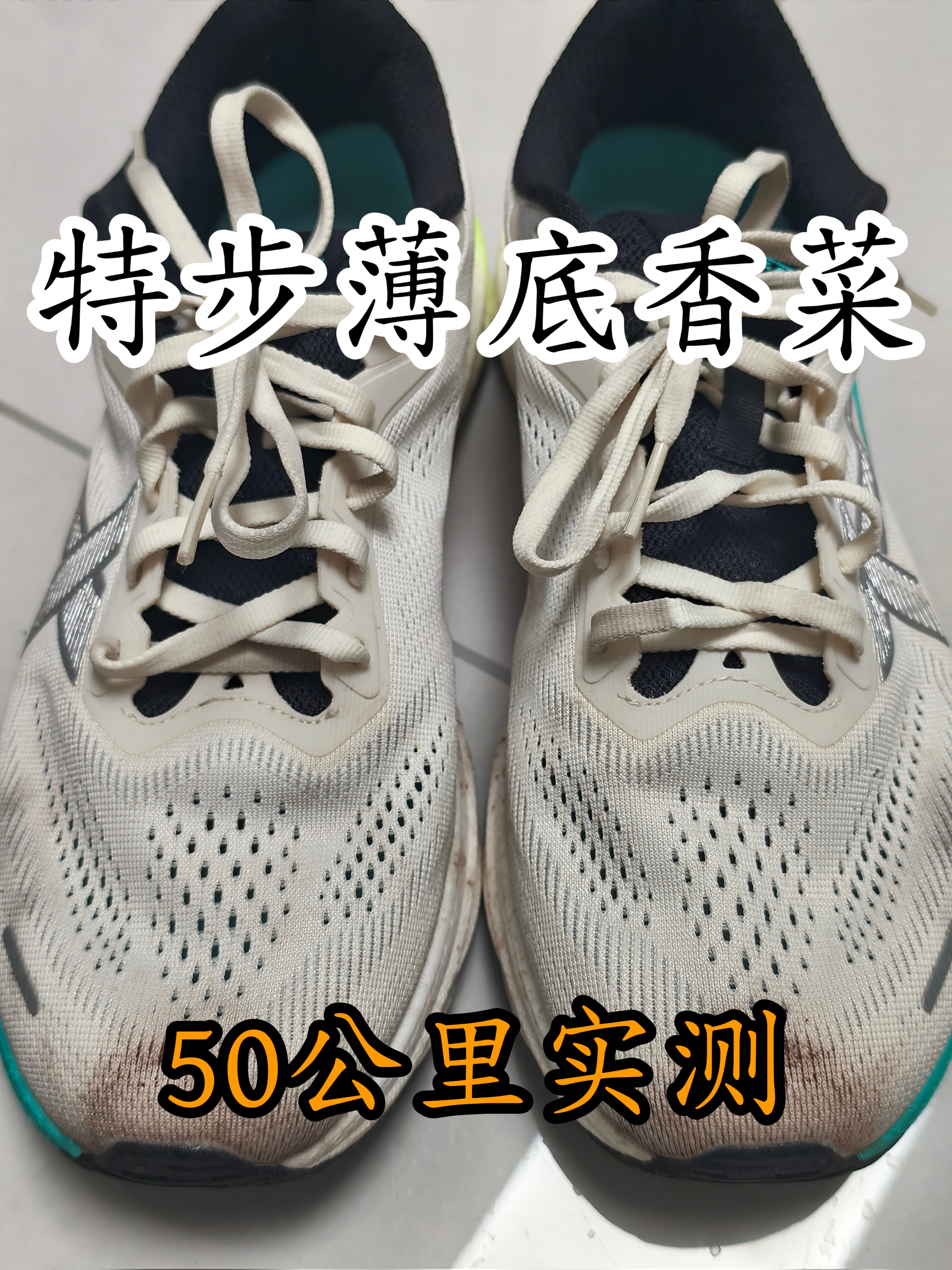 实测50公里｜特步薄底香菜