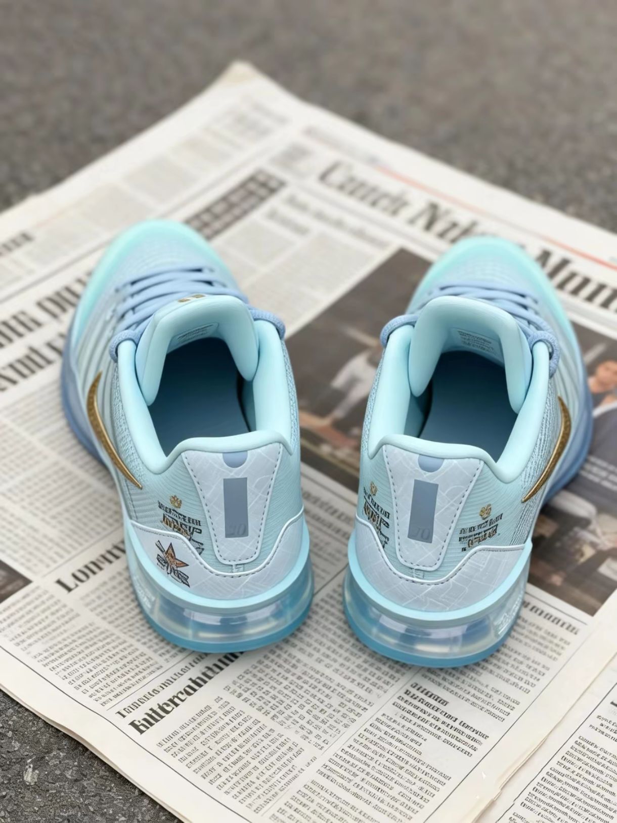 冰蓝配色上脚体验💦