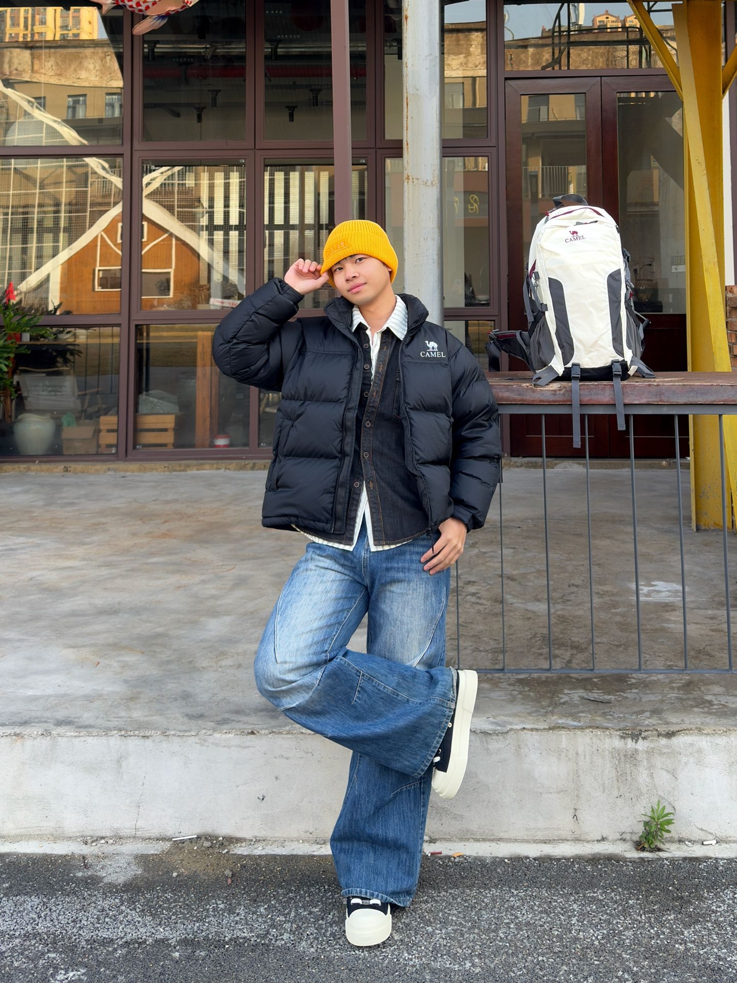 冬日街头风｜骆驼羽绒承包我的保暖穿搭☁️