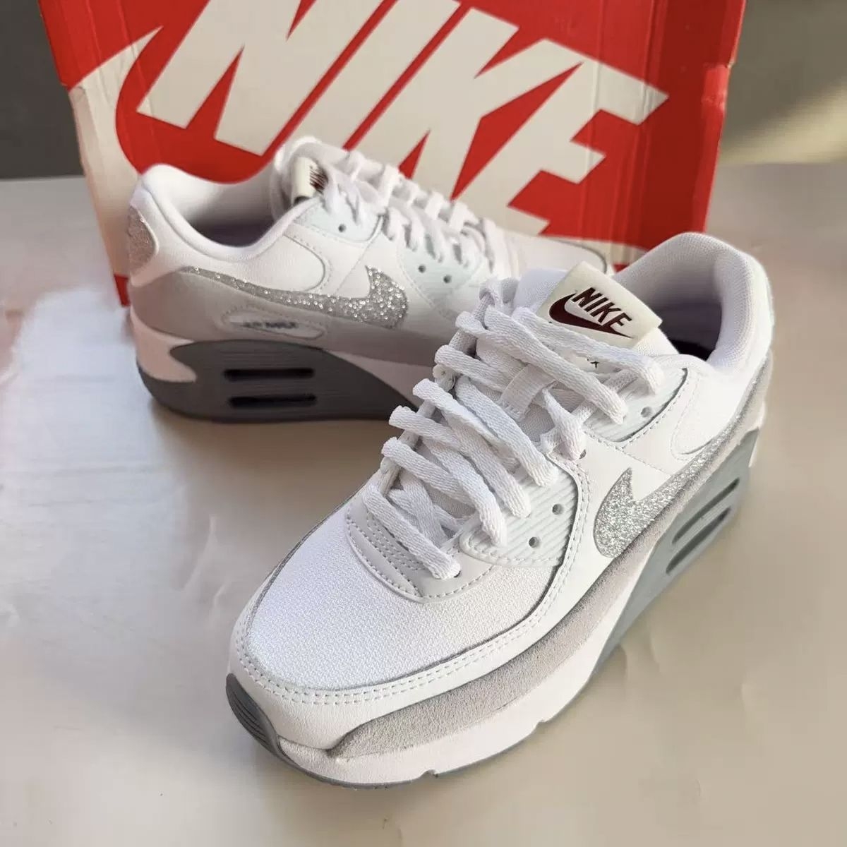 🔥【必入经典款】Nike Air Max 90「月光白」