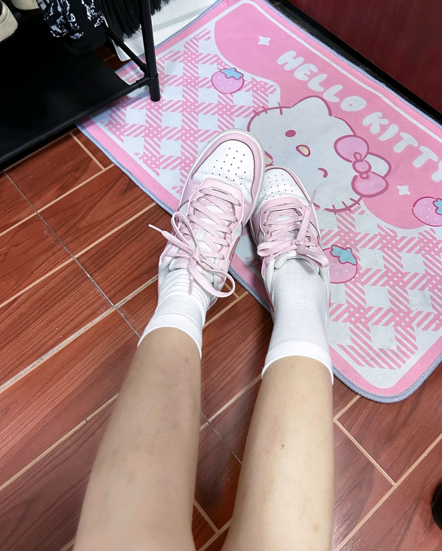 Nike Court Borough Low 舒适休闲 防滑耐磨 低帮 儿童板鞋 粉白色