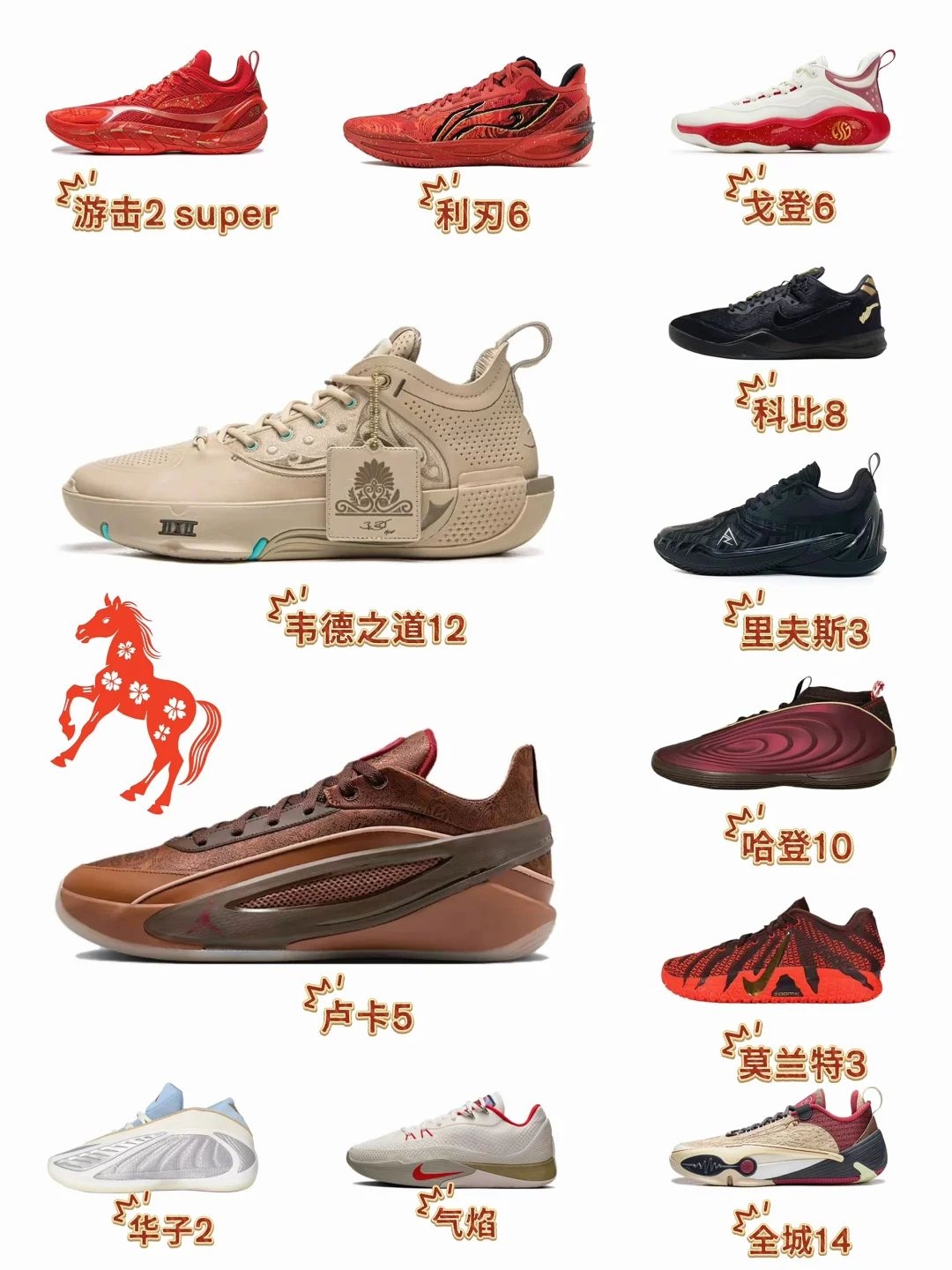 从李宁到Nike,马年限定球鞋颜值天花板