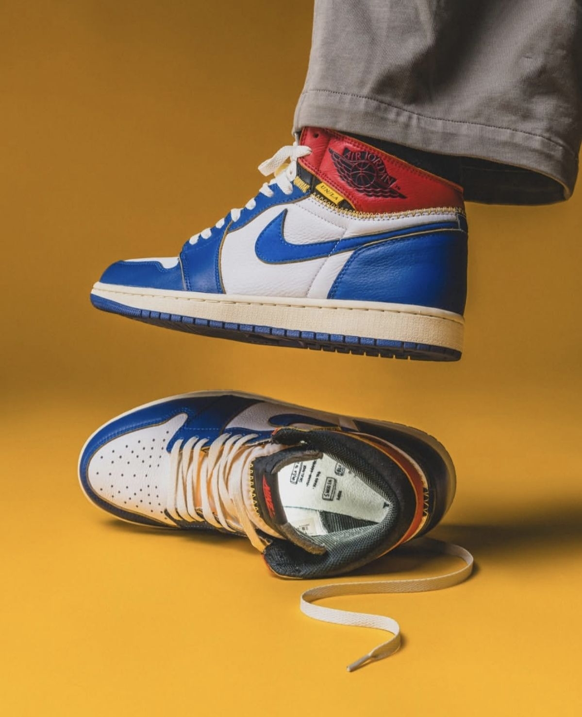 🔥Union x AJ1 | 这双拼接神鞋,把复古街头焊在脚上