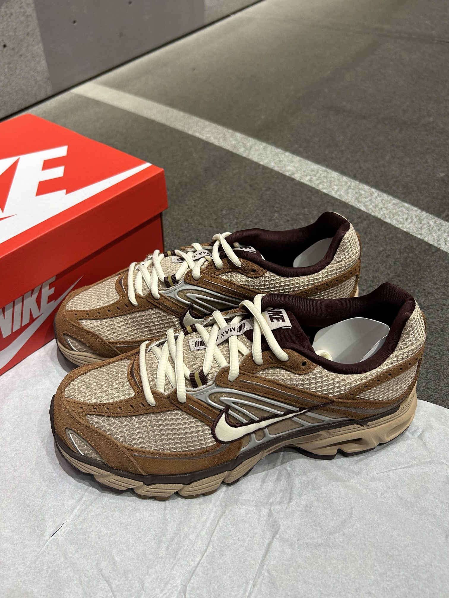 焦糖拿铁配色的Nike老爹鞋太戳我了☕️
