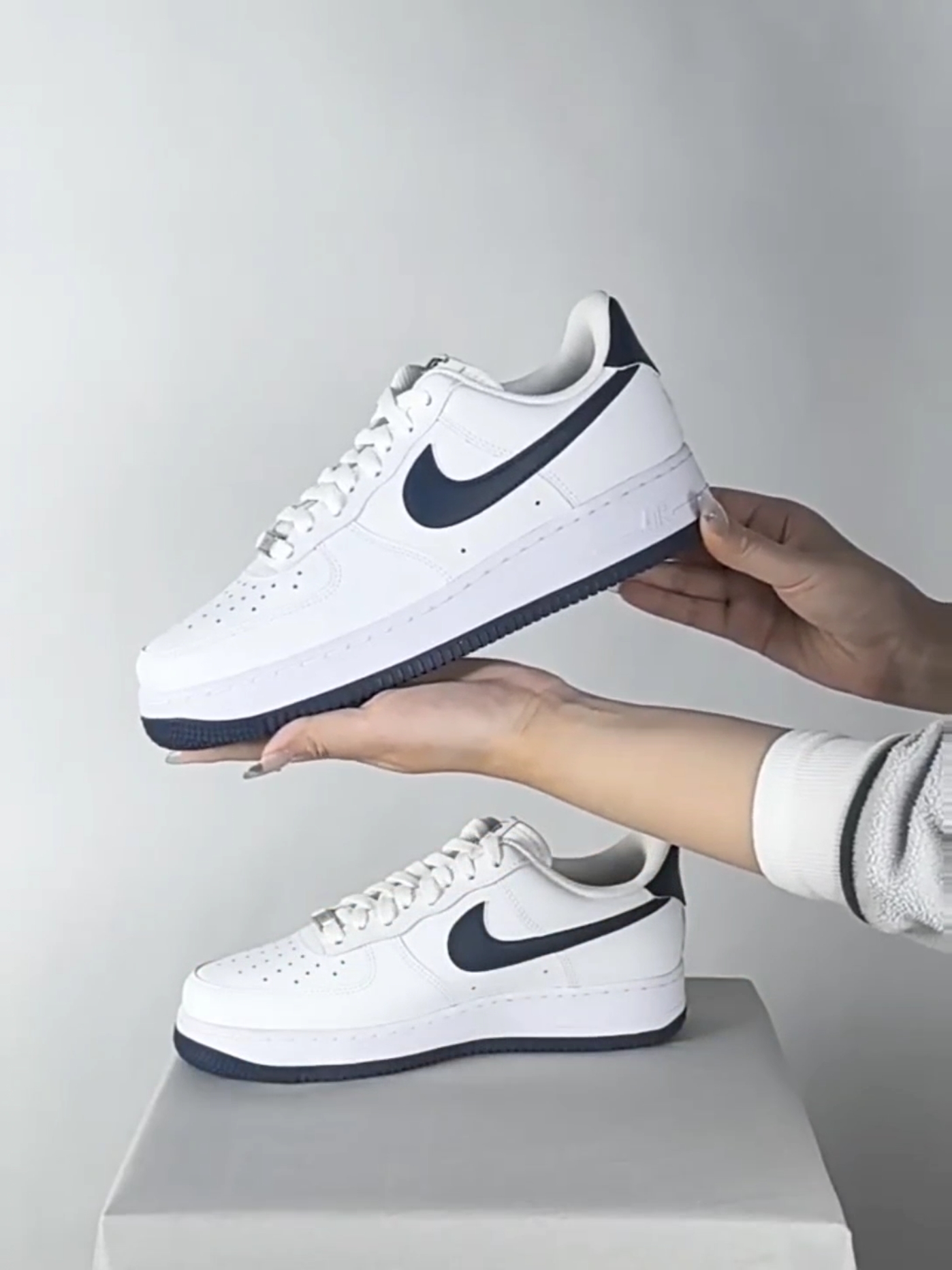 球鞋开箱-白蓝空军一号