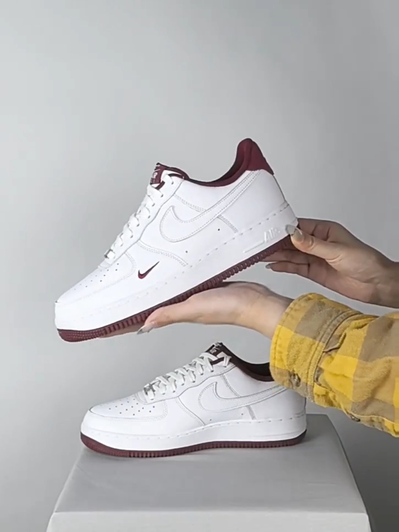 球鞋开箱-白红空军一号