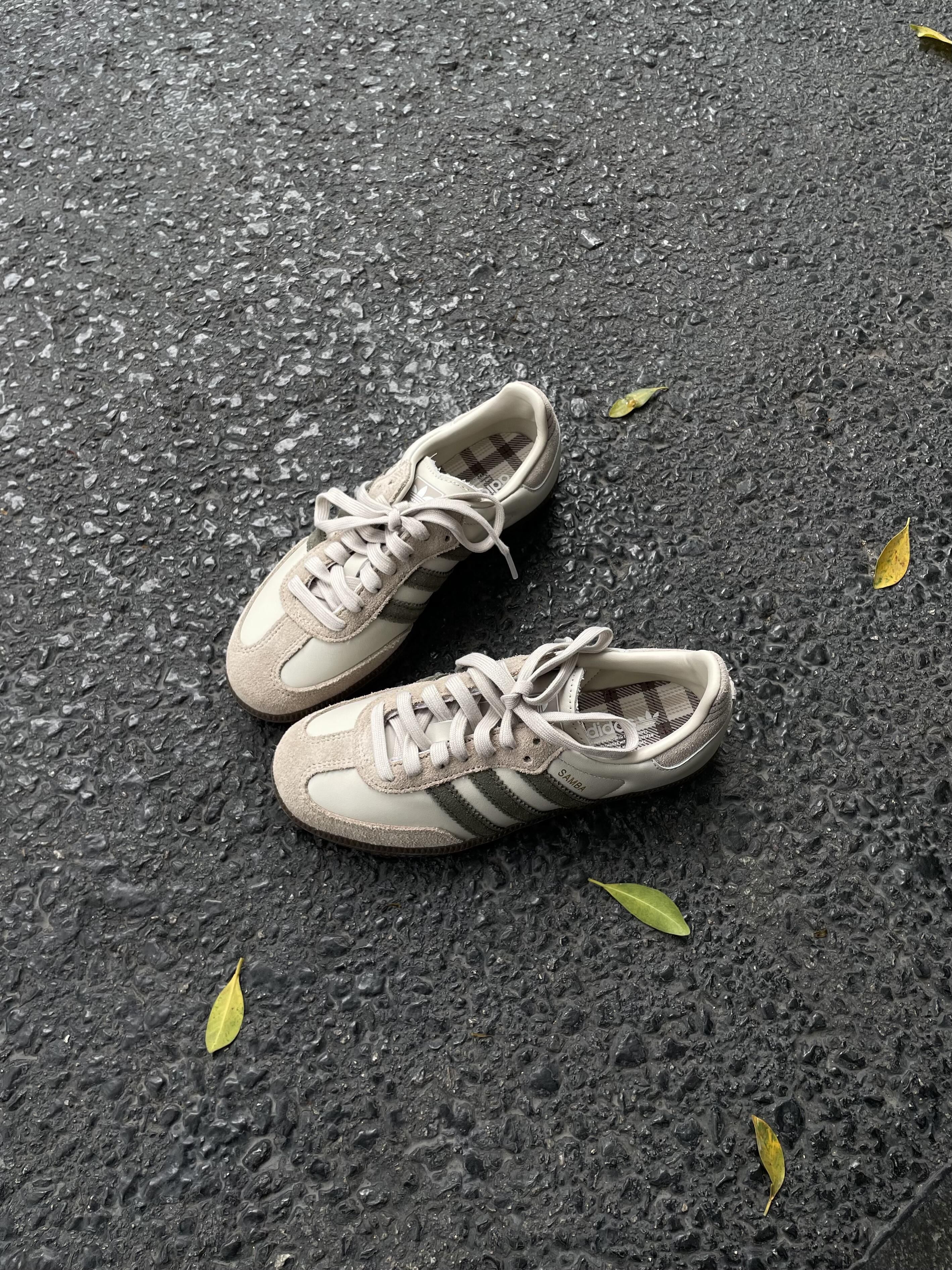新中式🎋苔藓绿格纹Samba

这双真的