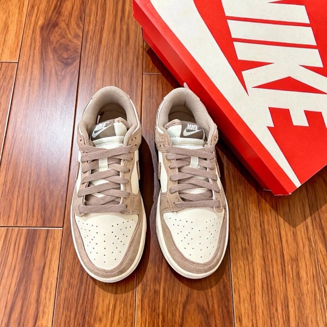 Nike麂皮浅棕色Dunk 🍂秋冬氛围感