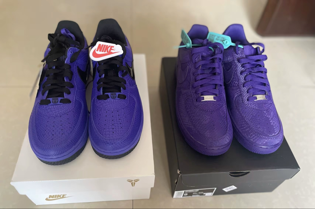 近期发售的两款kobe联名空军选哪双