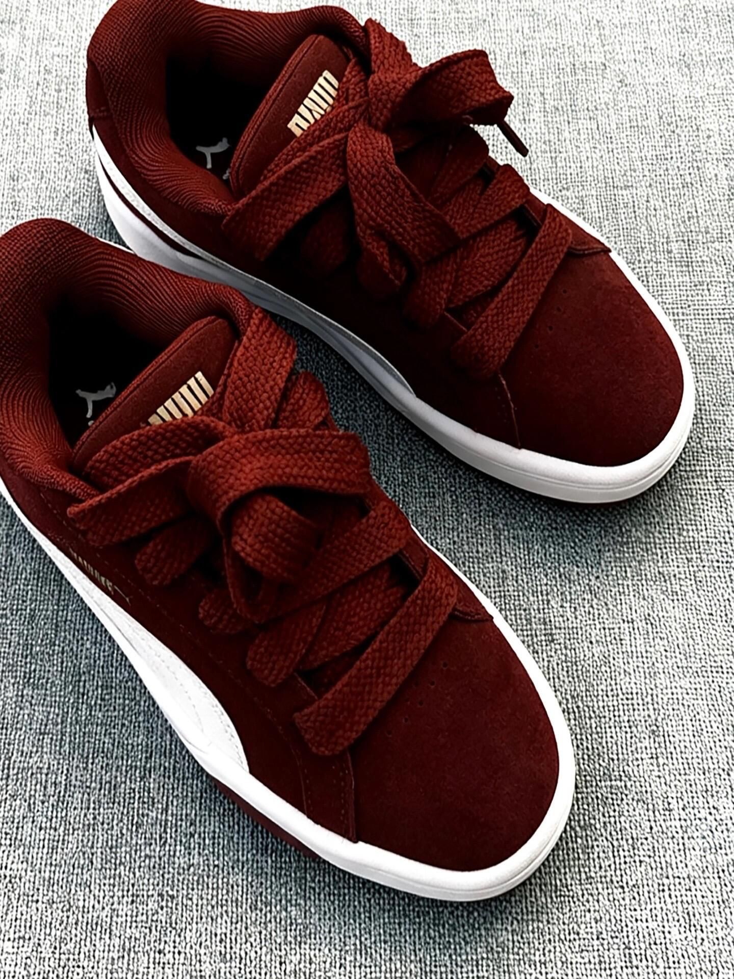 PUMA酒渍枣红👟｜秋冬懒人搭子实锤！
