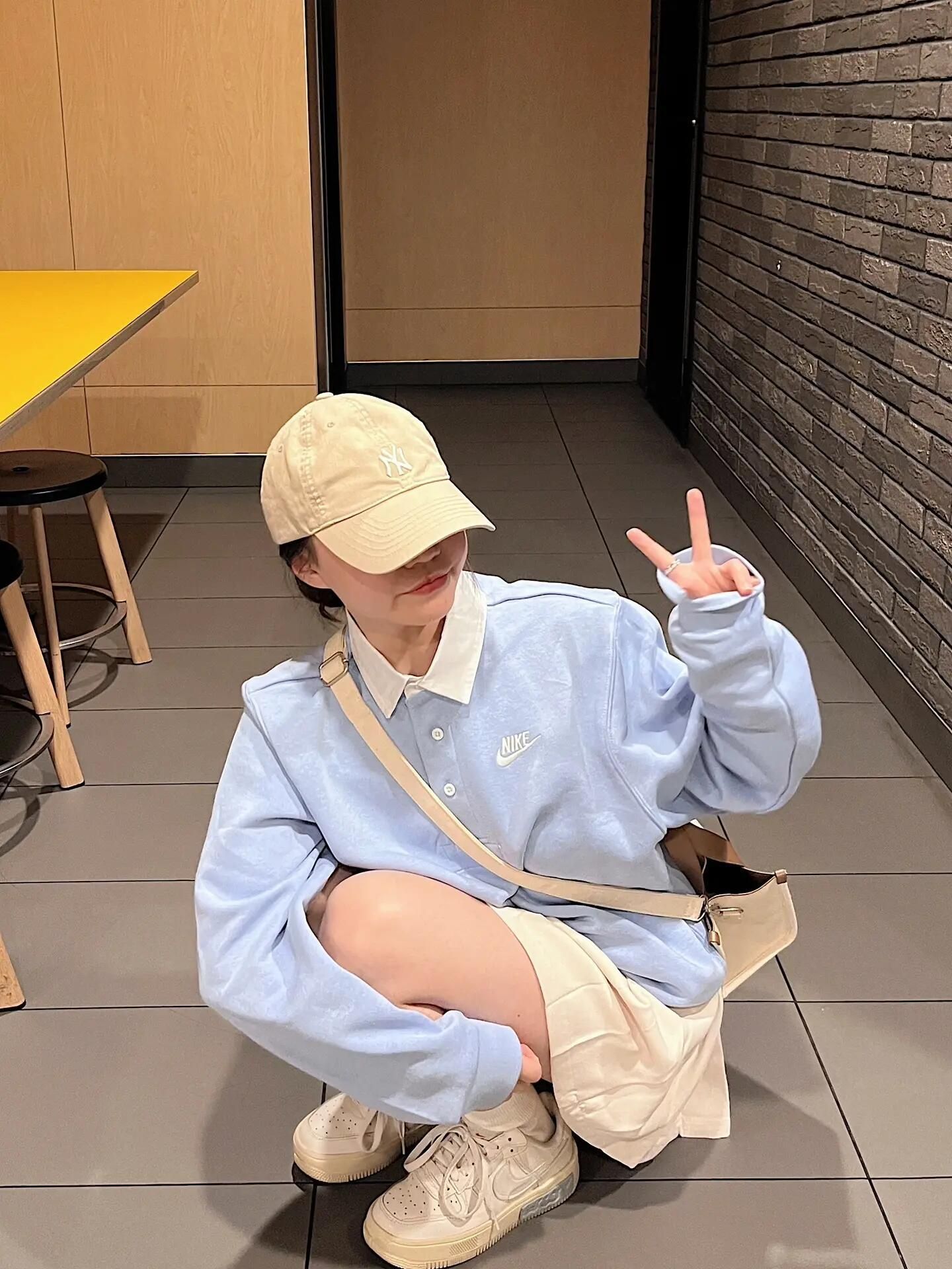 ☁️｜自古蓝白出cp➡️nike这个蓝我是真的❤️