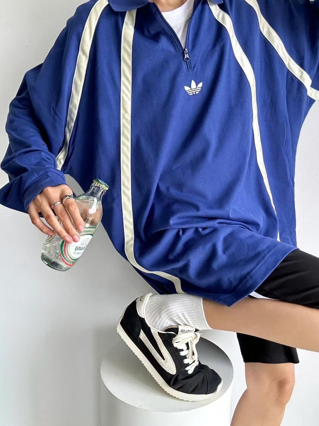 这个克莱因蓝我真的爱了！运动风穿搭
