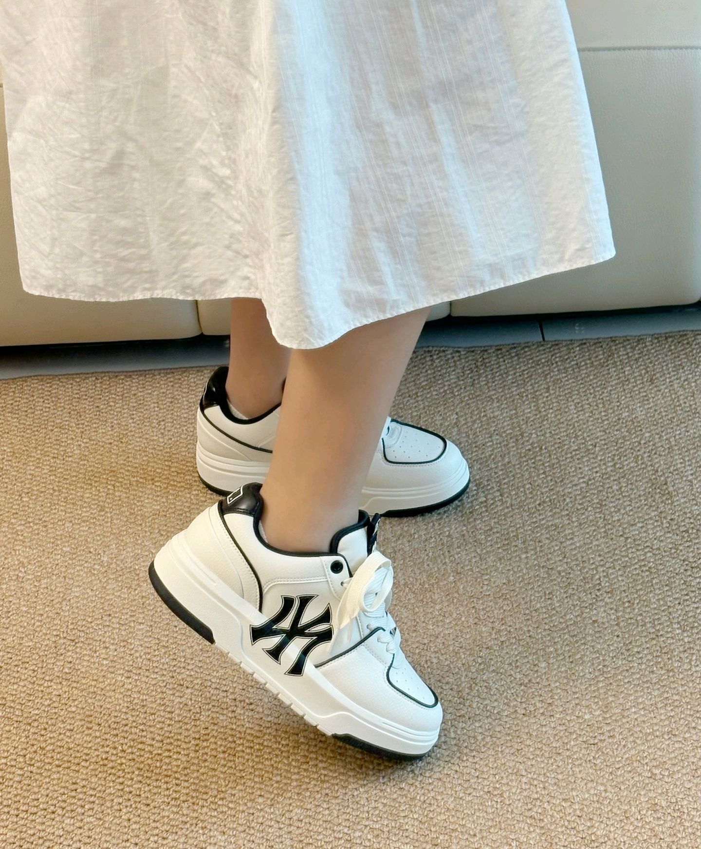 Mlb学长鞋穿短袜好好看啊！❤️