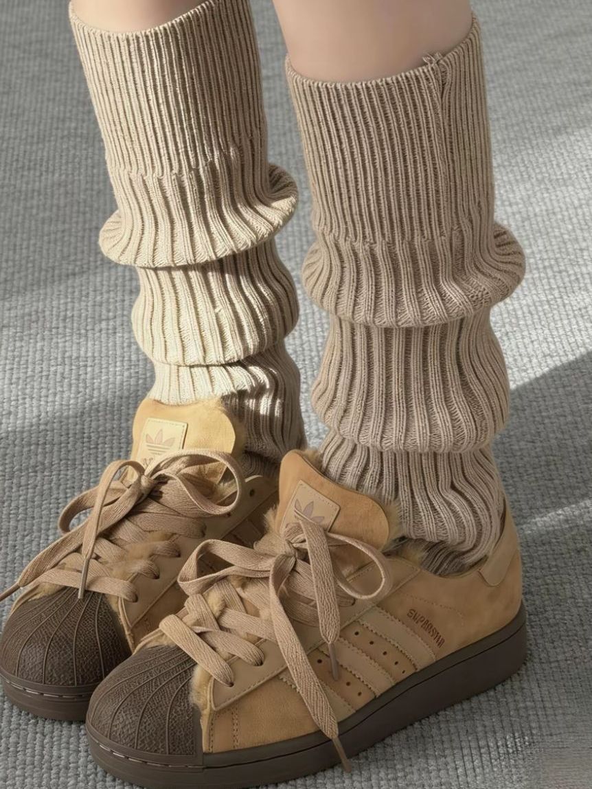 adidas贝壳头栗棕加绒｜秋冬复古松弛感