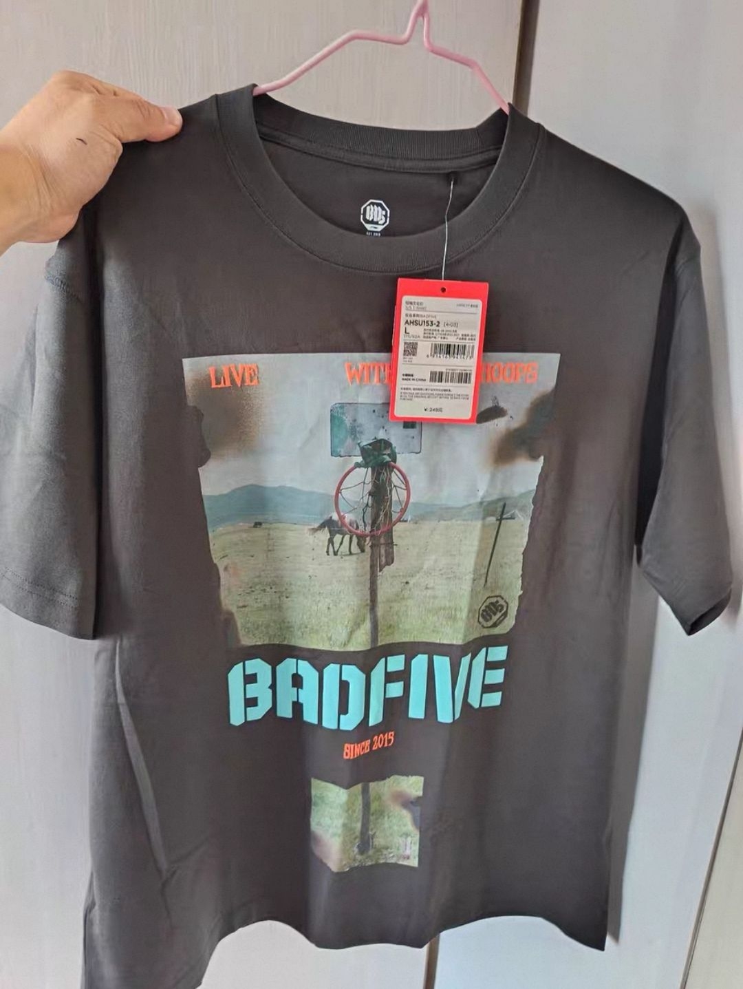 ​BADFIVE篮球主题T恤