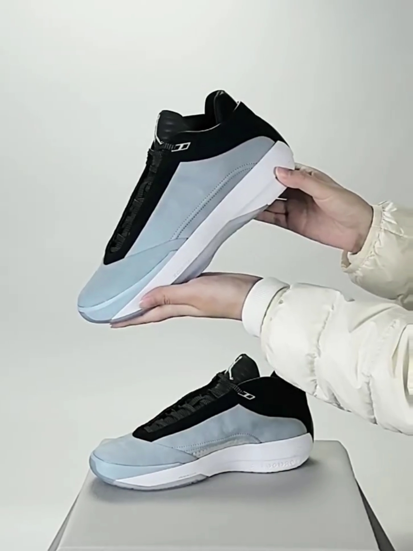球鞋开箱-蓝灰Air Jordan 40