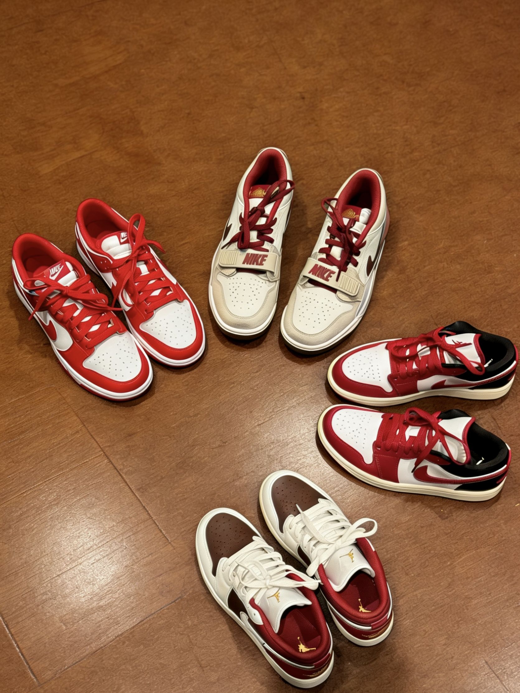 4双复古红白系球鞋 | 日常上脚体验分享