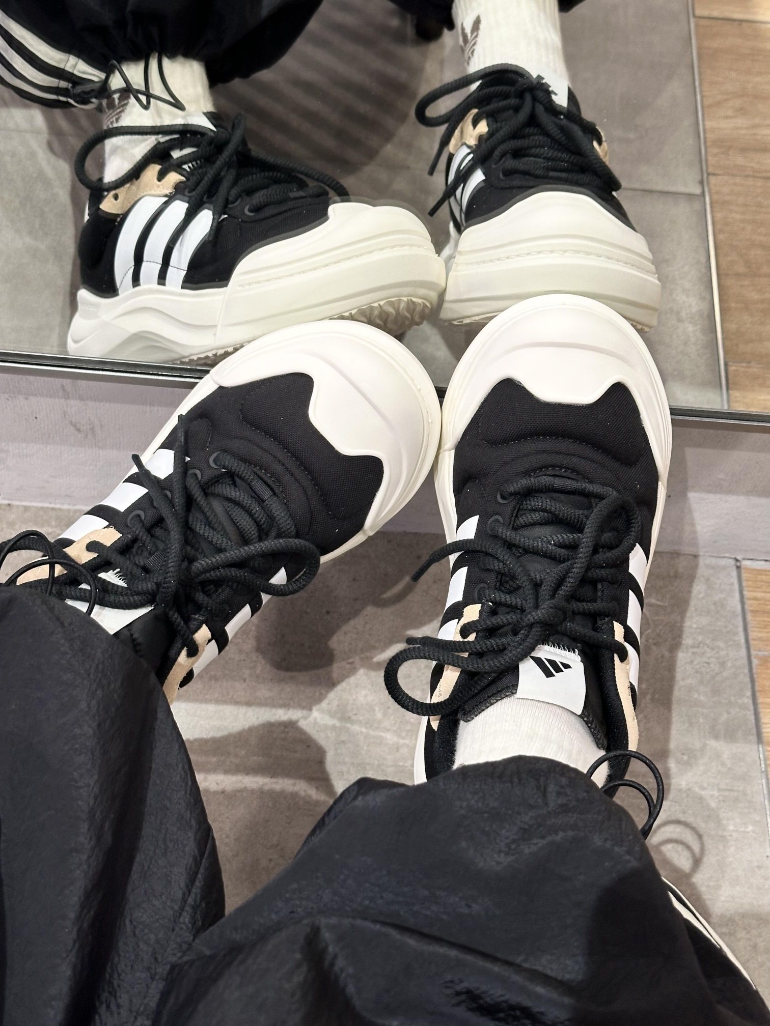 adidas 厚底大头鞋｜maxxcourt