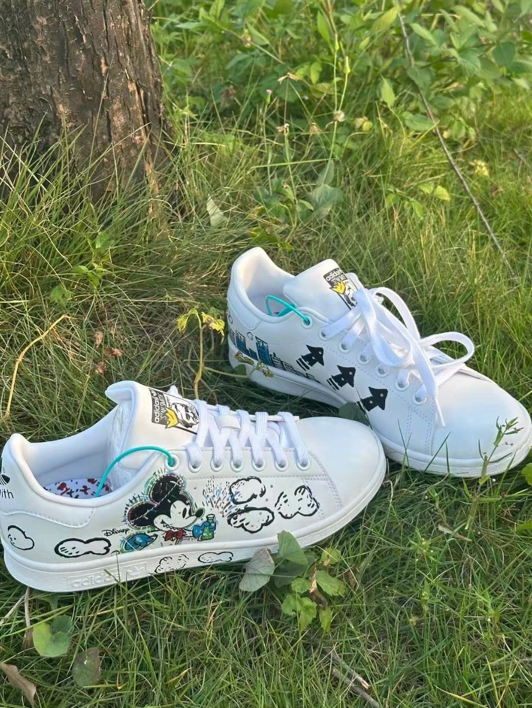 🎀 Adidas &迪士尼米奇 🐭～我的秋日第一双萌酷百搭小白鞋！