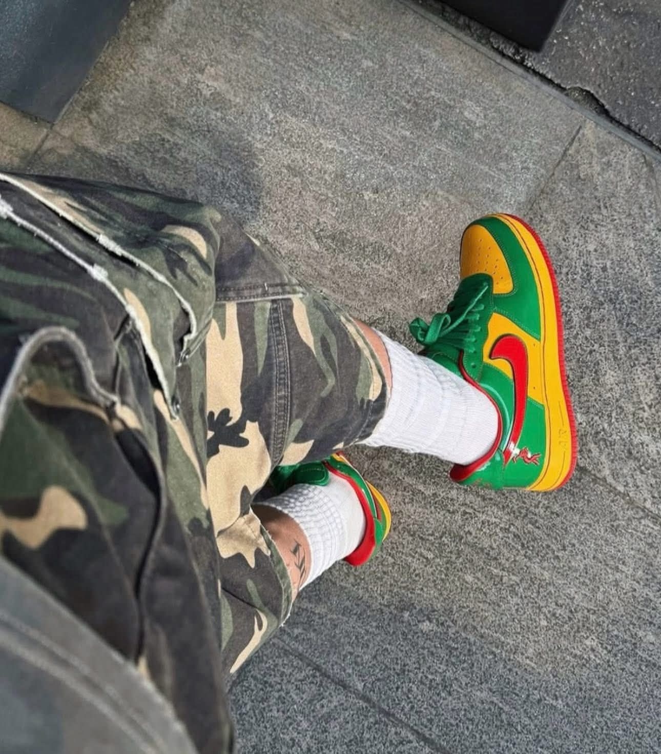 年度最炸AF1！Lil Yachty红绿黄，漆皮质感绝了！