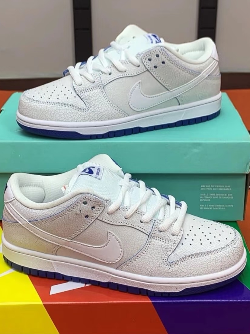 白蓝配色 Dunk SB PRM,爆裂纹 | 日常穿搭舒适