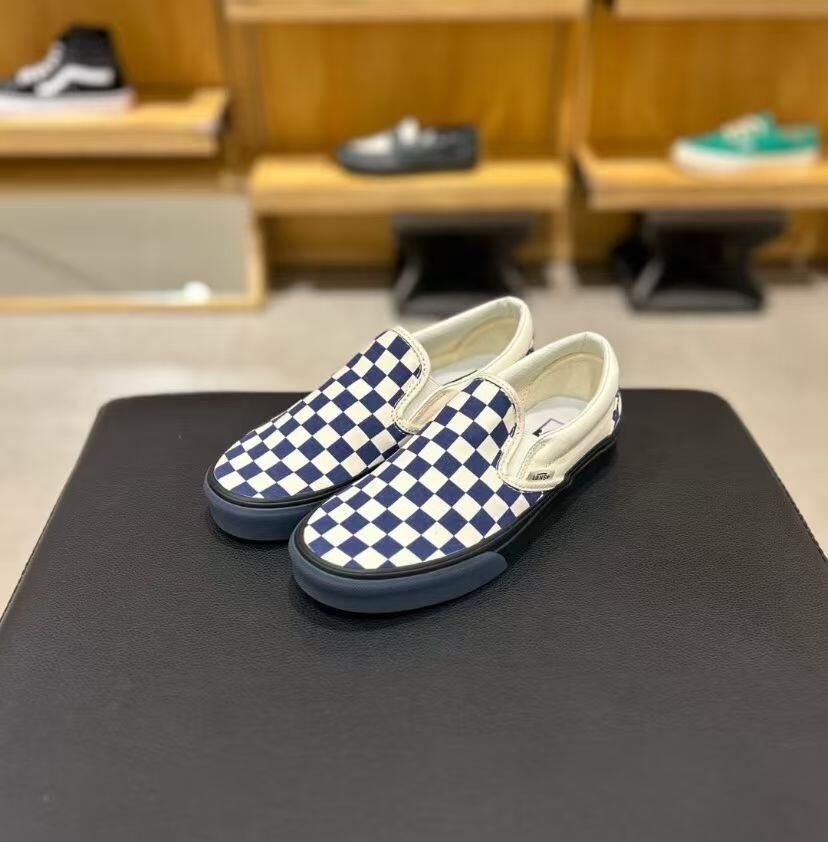 vans🇰🇷 新品爆款 双色棋盘 爱心
