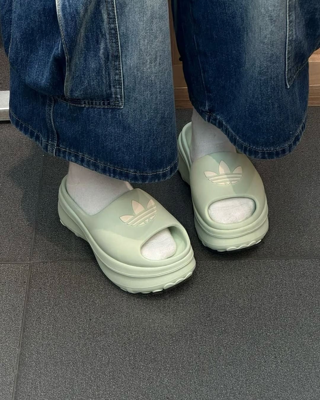 Adidas Adifom Stan 无法拒绝这双厚底拖！💕