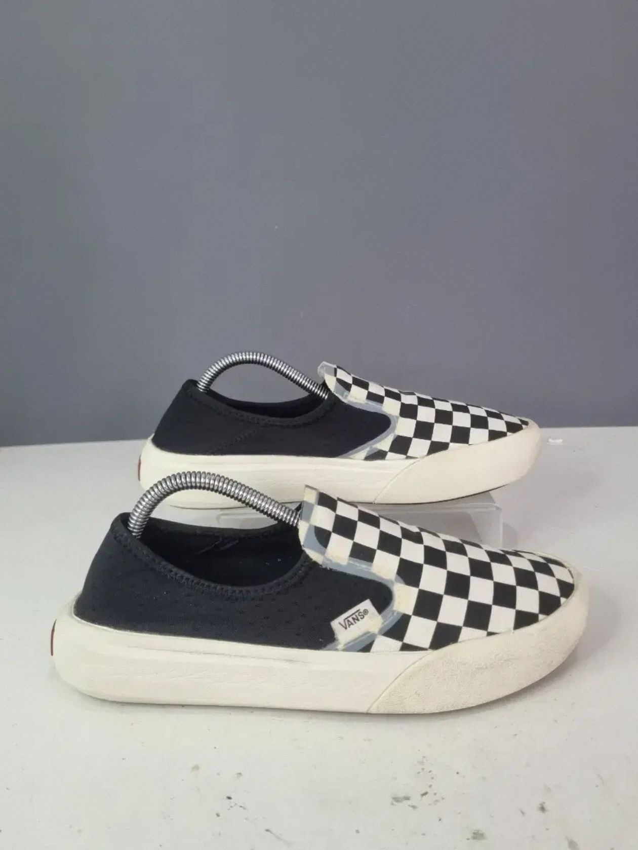 复古250 Vans ComfyCush棋盘格帆布鞋