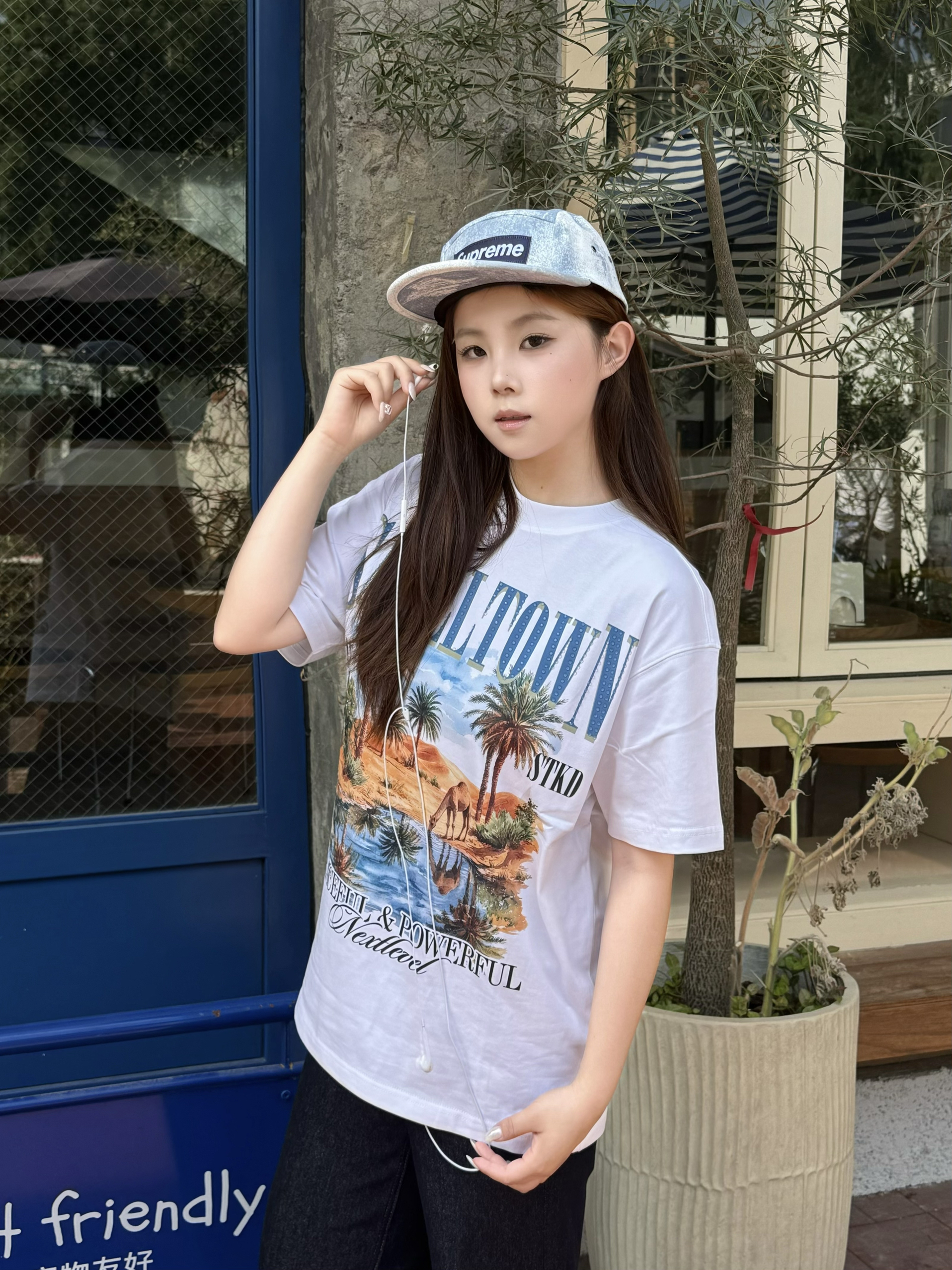 清爽一夏🧢蓝白配色好有少年感