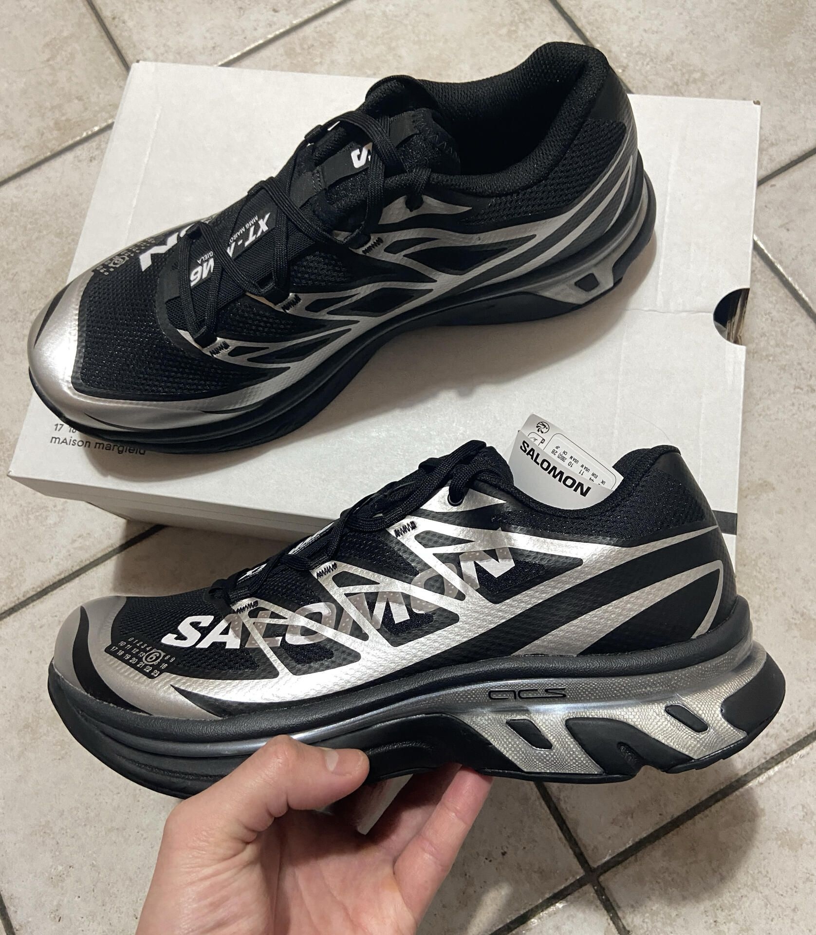 Salomon MM6 黑银 真酷啊 
