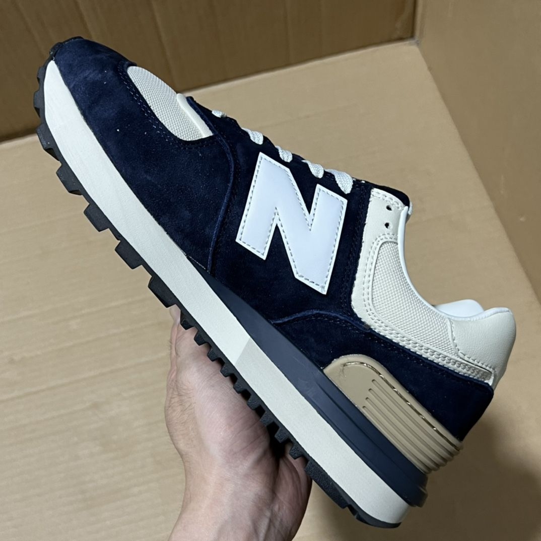 New Balance574藏青棕调｜经典复古款太好搭了