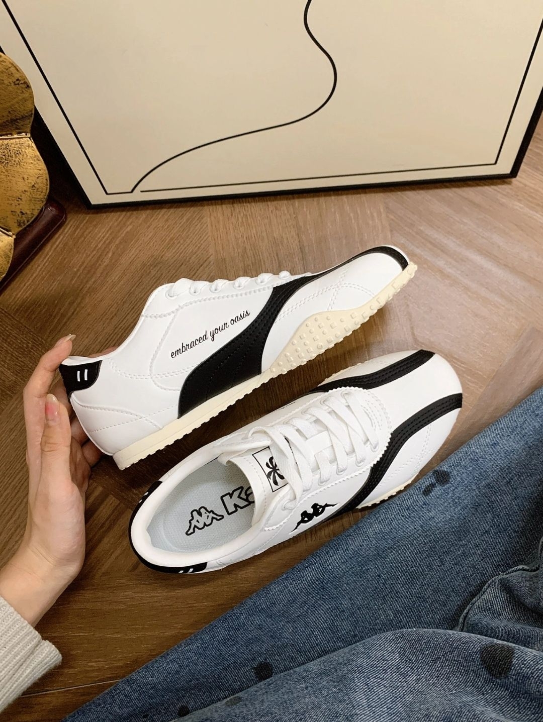 低帮生活休闲鞋👟，白黑色简约不简单💪