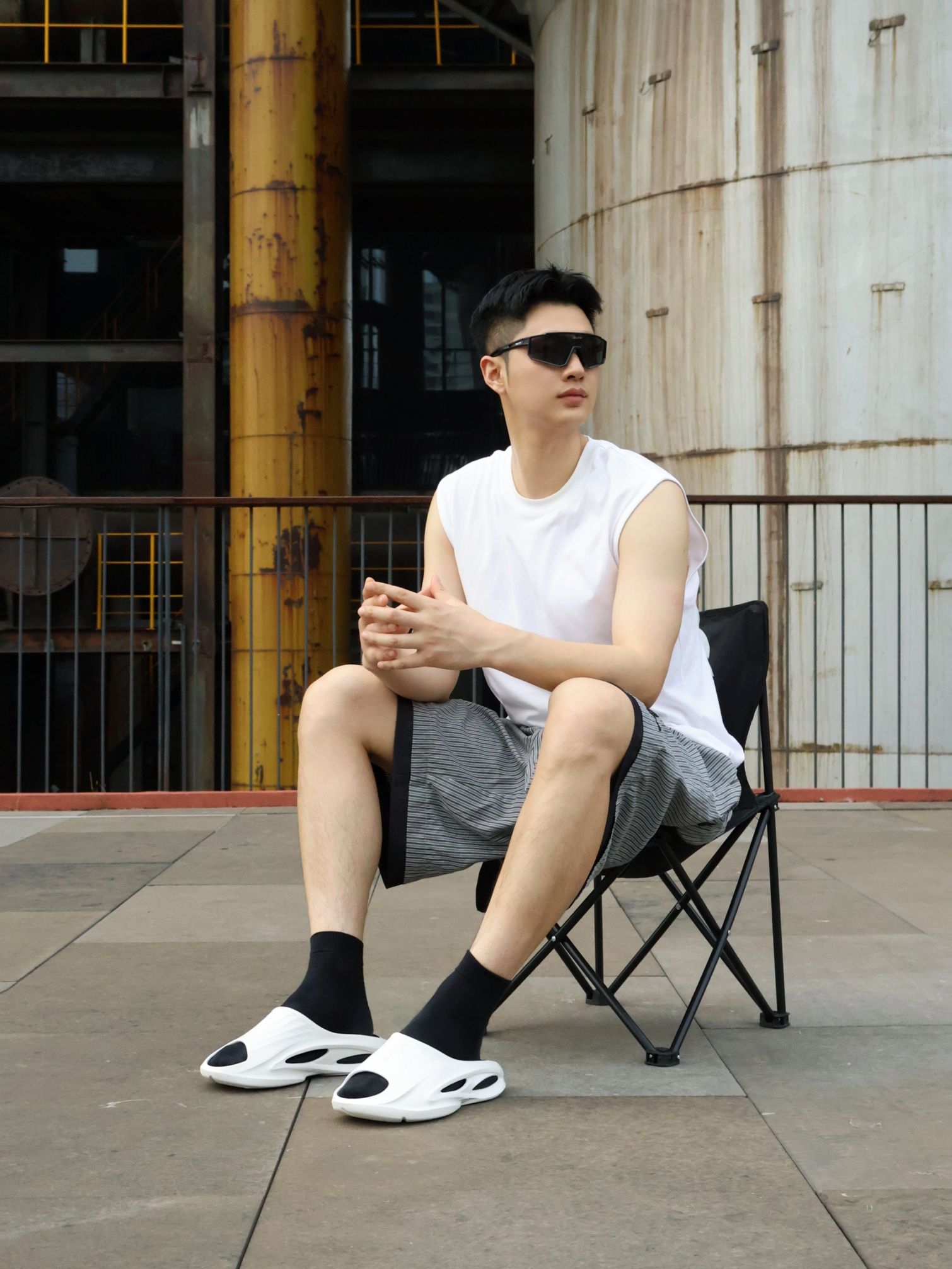 ootd｜夏日户外拖鞋怎么穿